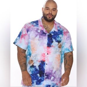 Lucid Dreams Short Sleeve Woven Top - Multi
Color